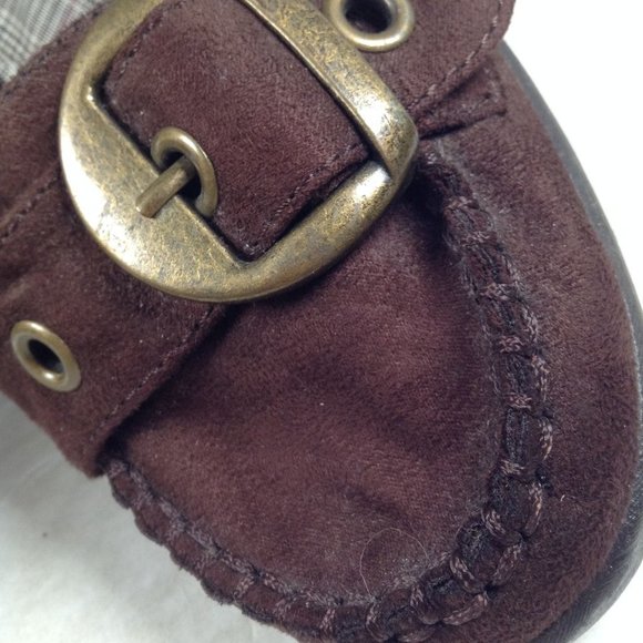 American Eagle Women Wedge Loafers Shoes Brown Size 8.5 - Picture 11 of 13